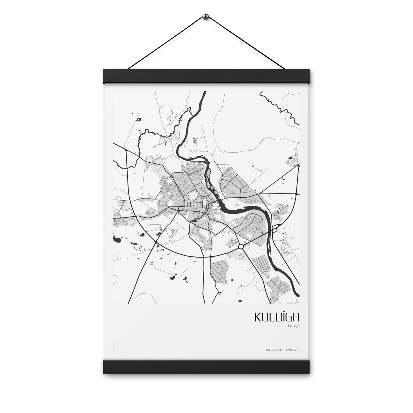 Iekaramais plakāts - KULDĪGA
