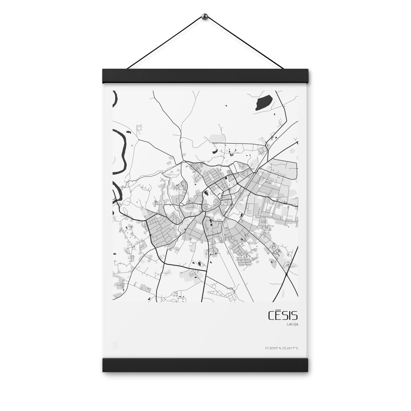 Iekaramais plakāts - CĒSIS