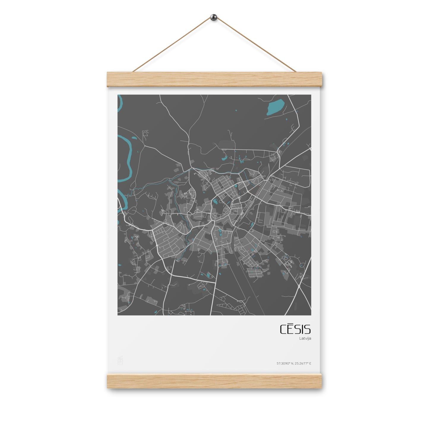 Iekaramais plakāts - CĒSIS
