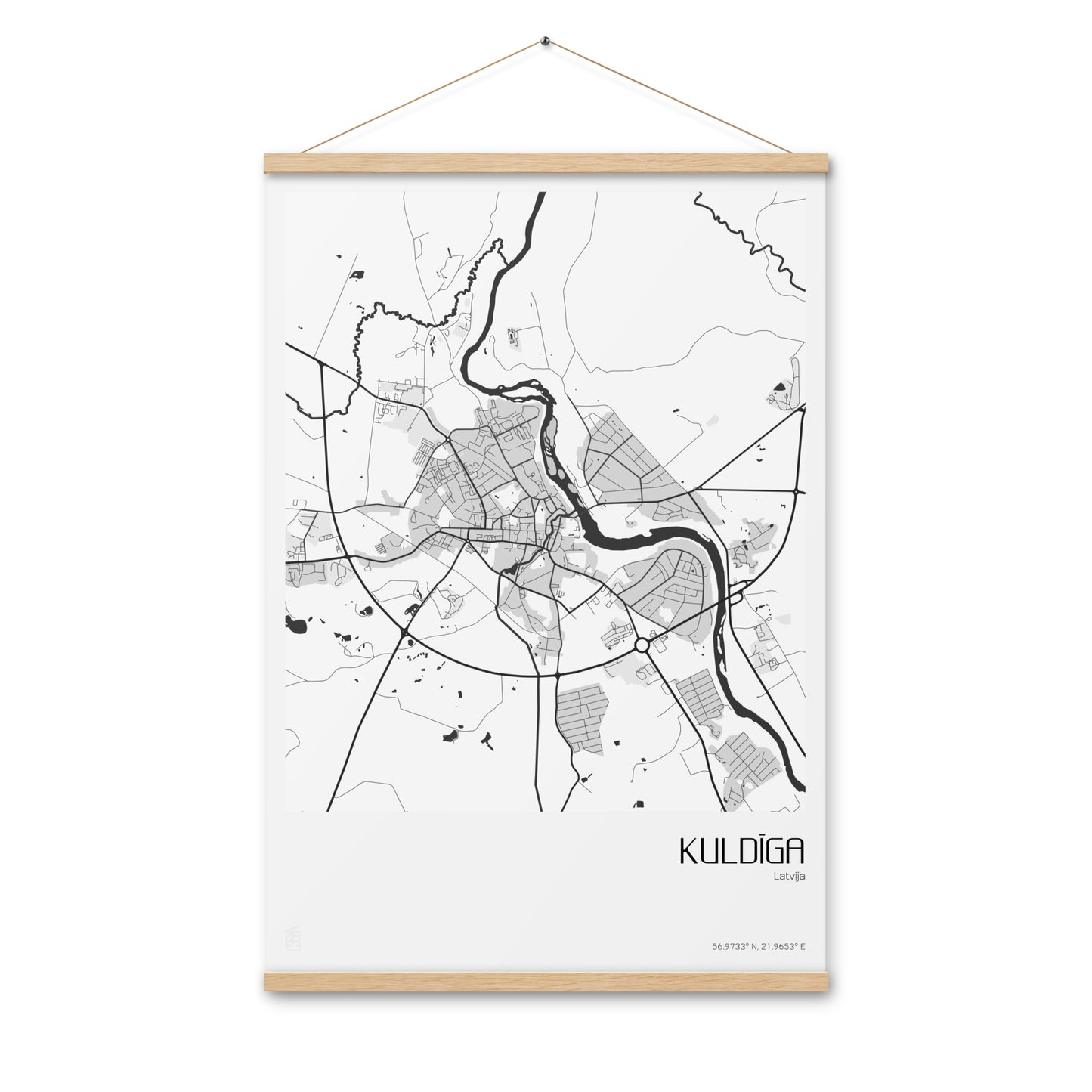 Iekaramais plakāts - KULDĪGA