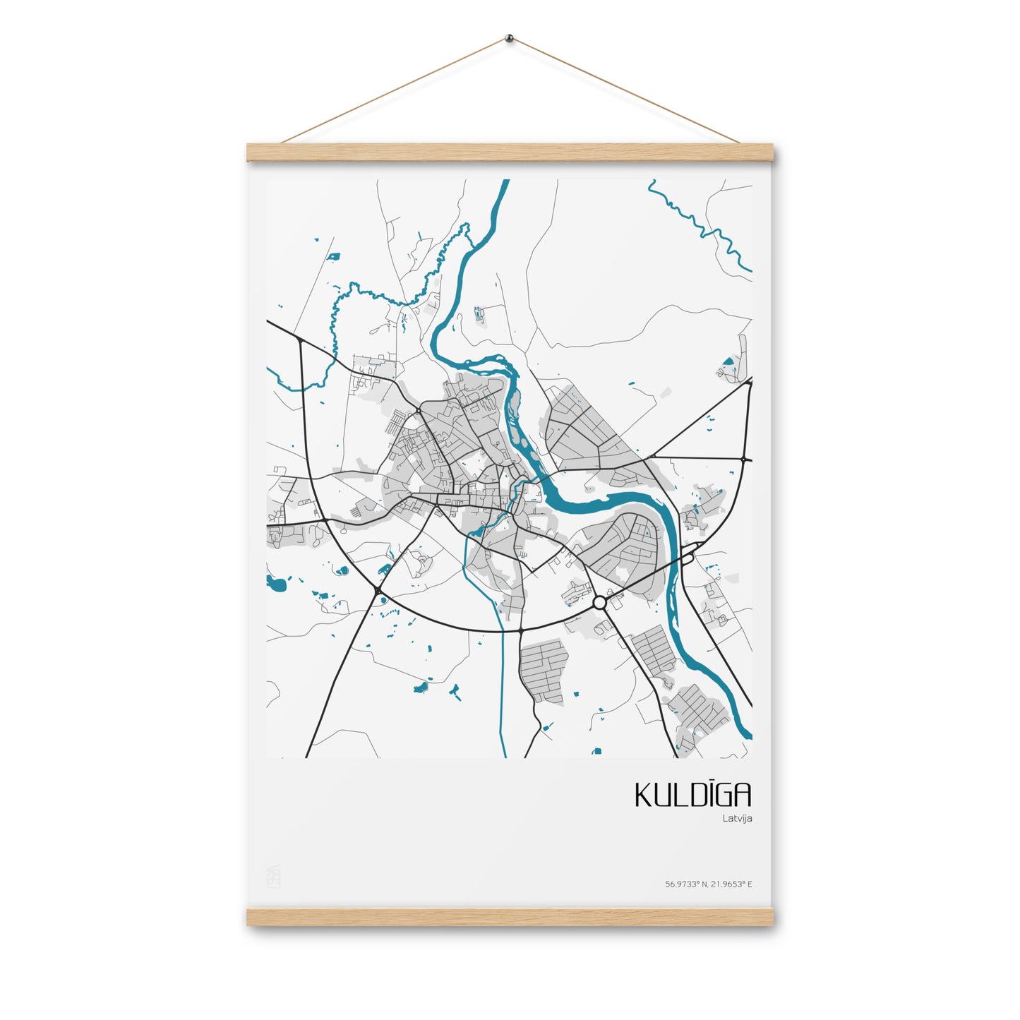 Iekaramais plakāts - KULDĪGA