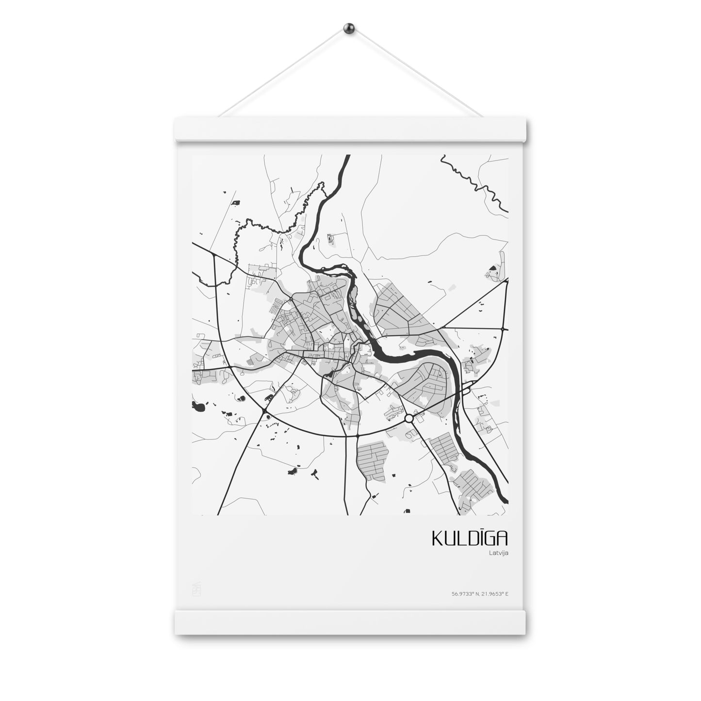 Iekaramais plakāts - KULDĪGA