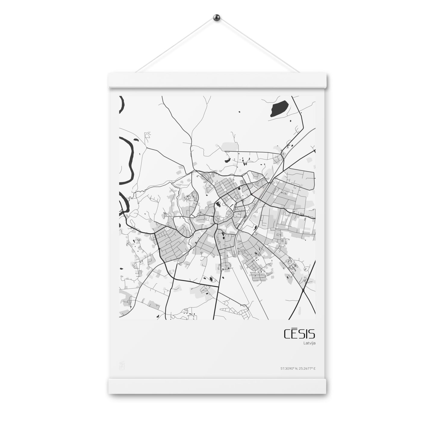 Iekaramais plakāts - CĒSIS
